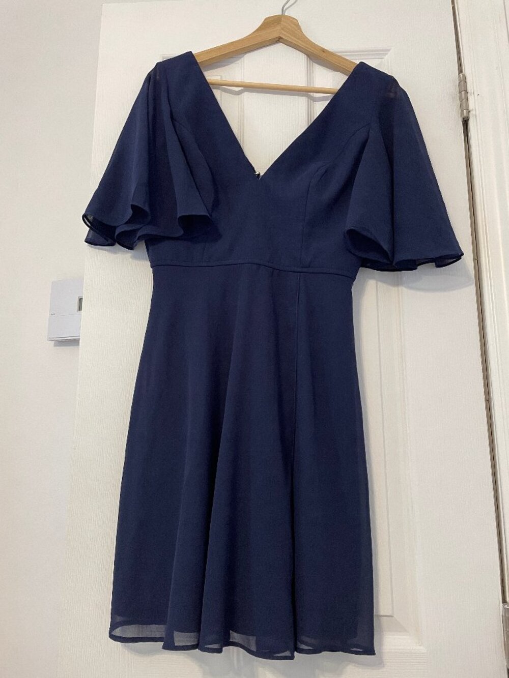 MANIJU / Fit & Flare Navy Dress